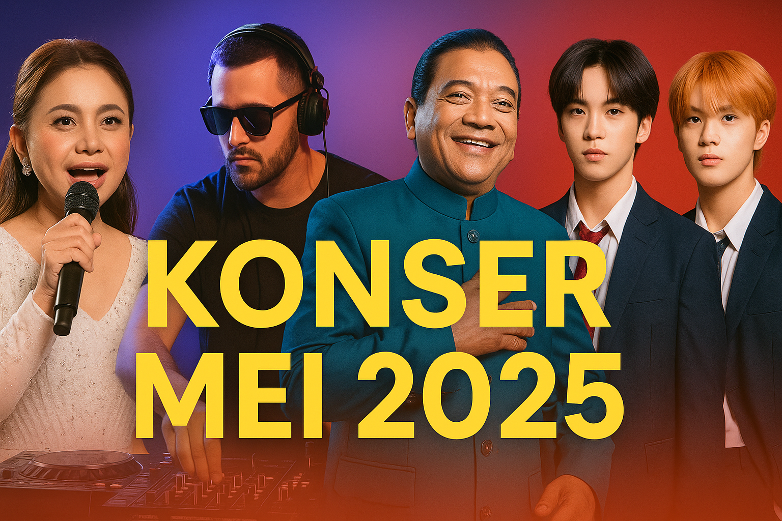 dunia konser di Indonesia pada Mei 2025.